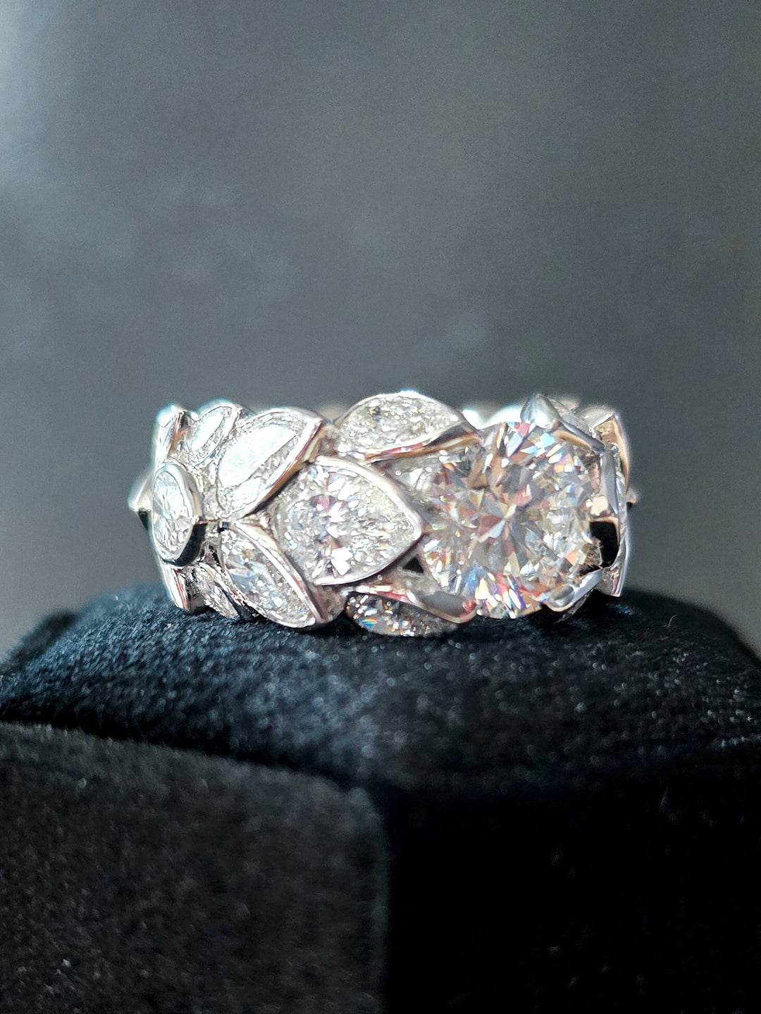 Blue Dragon Diamond Ring