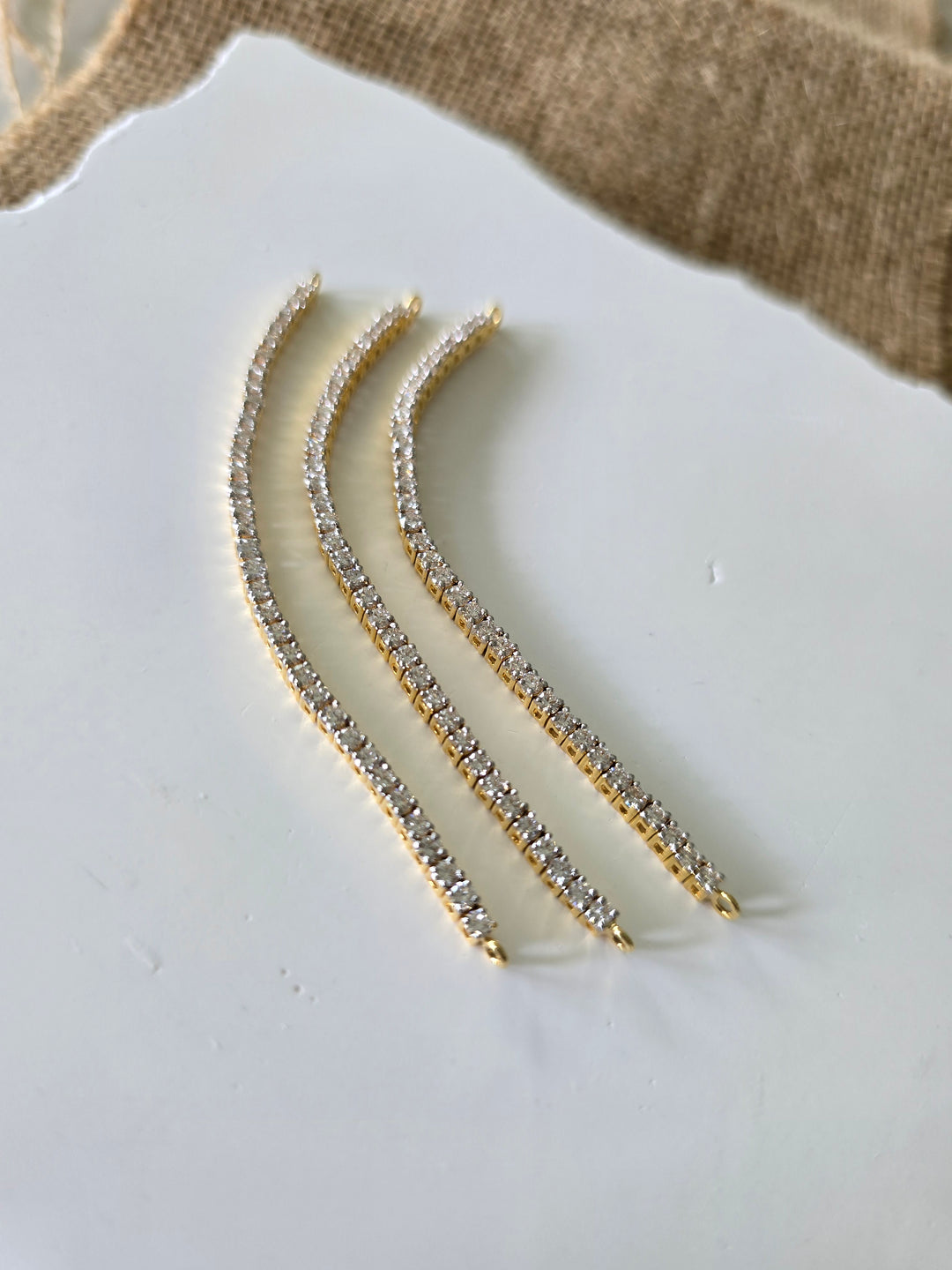 Diamond Tennis Bracelet Connector (Various Sizes)