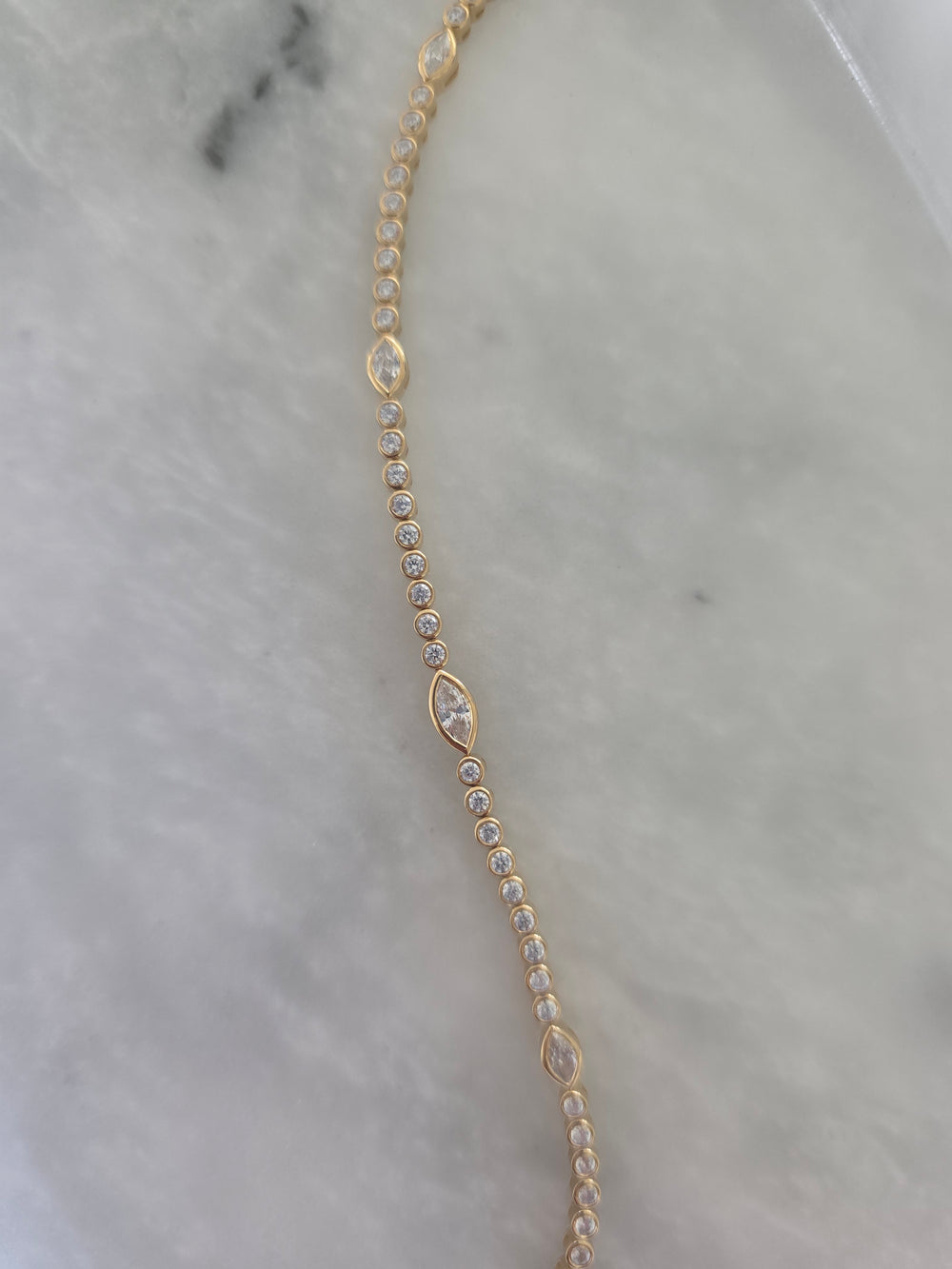 Marquis Tennis Bracelet 