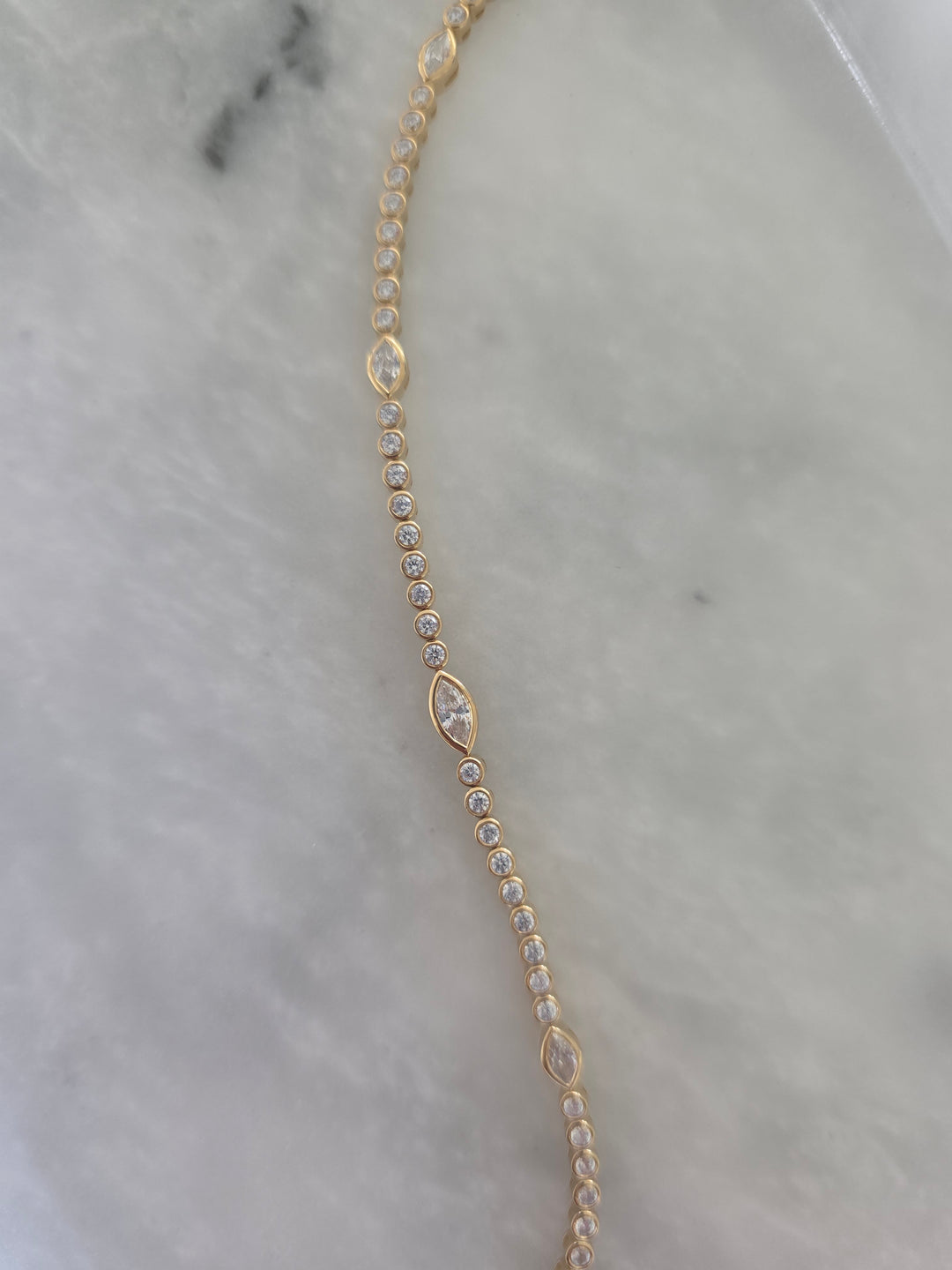 Marquis Tennis Bracelet 