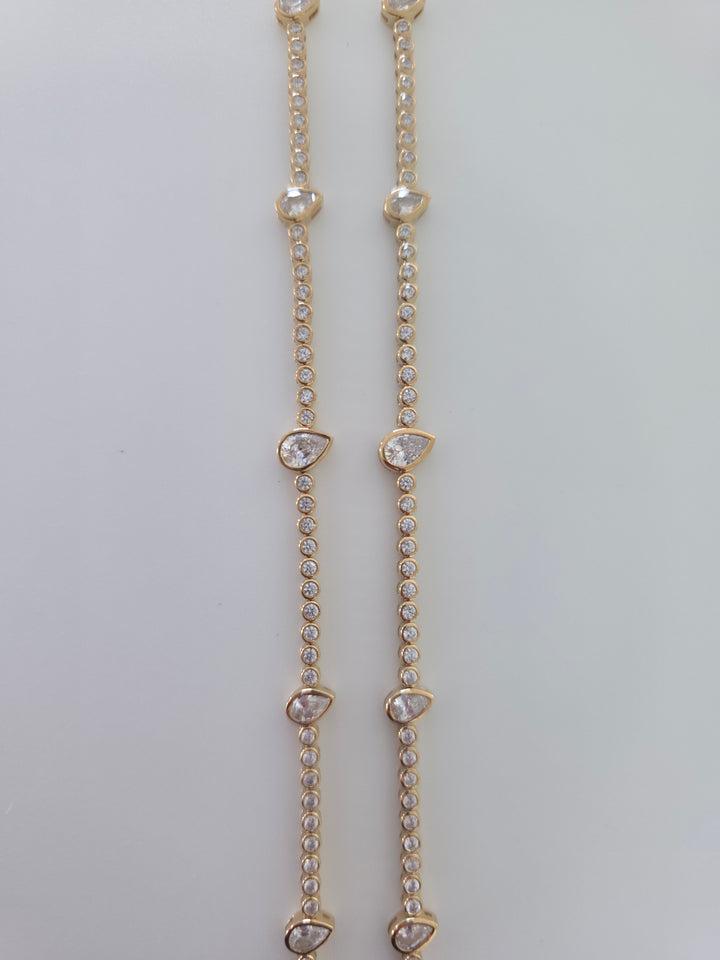 Pear Tennis Bracelet 