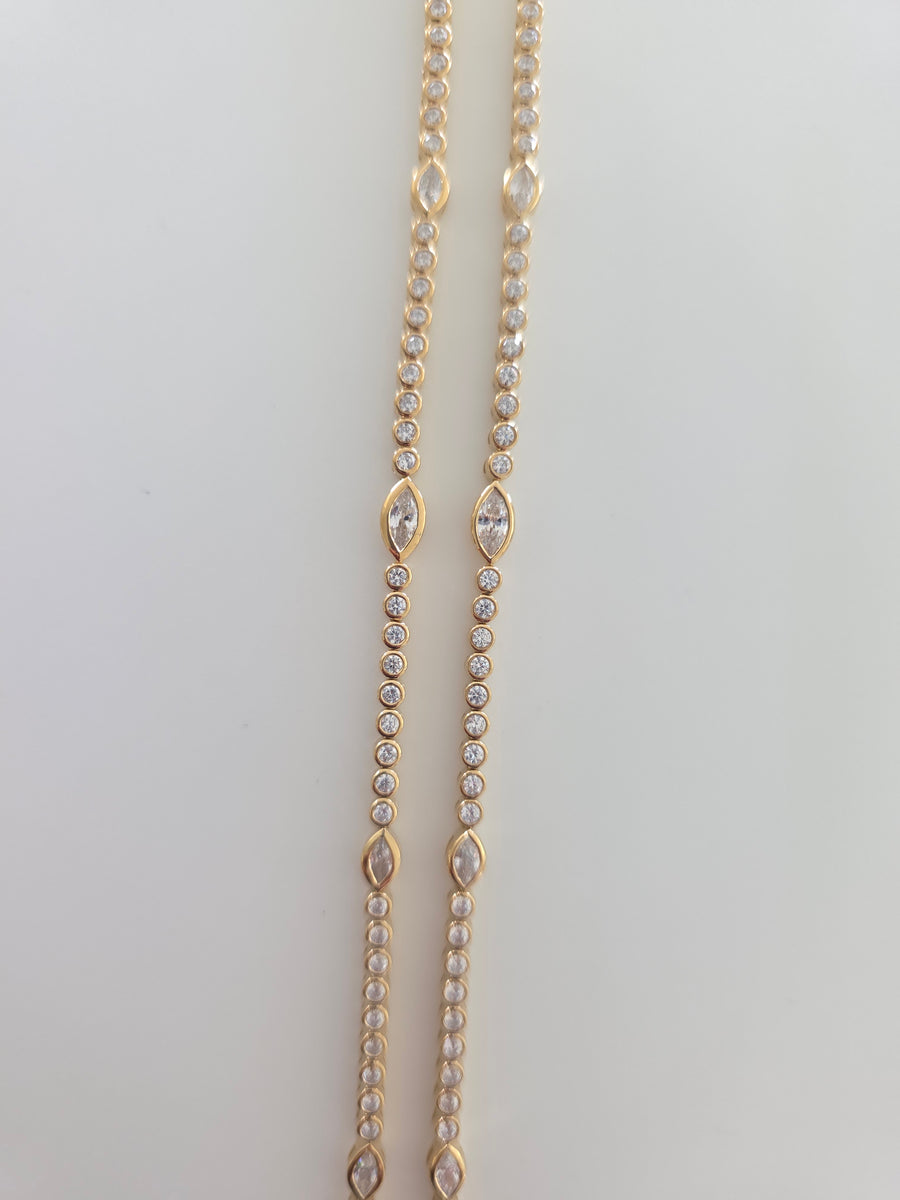 Marquis Tennis Bracelet 