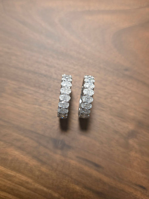 Oval Eternity Diamond Band