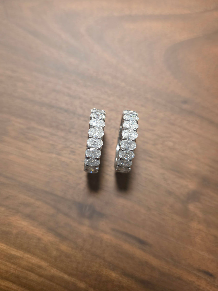 Oval Eternity Diamond Band
