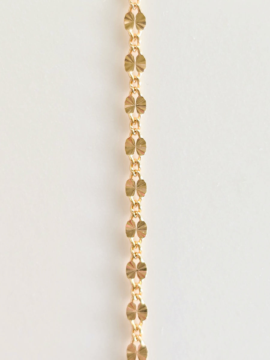 Sequin Gold Chain