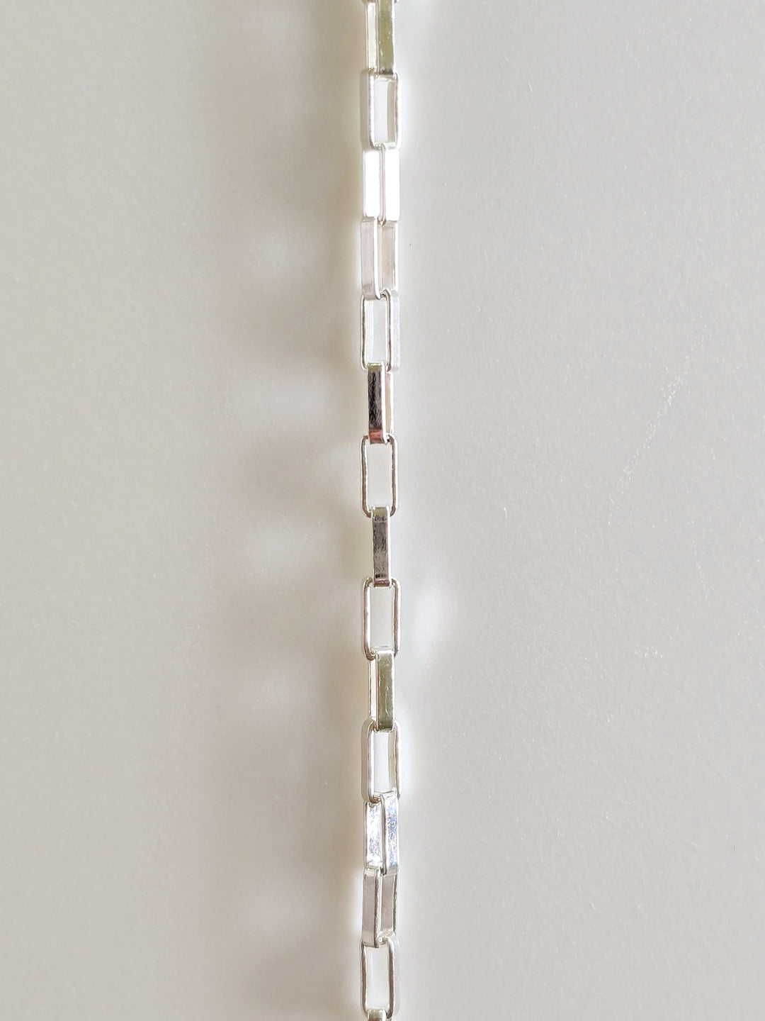 Boxy Paperclip Sterling Silver Chain