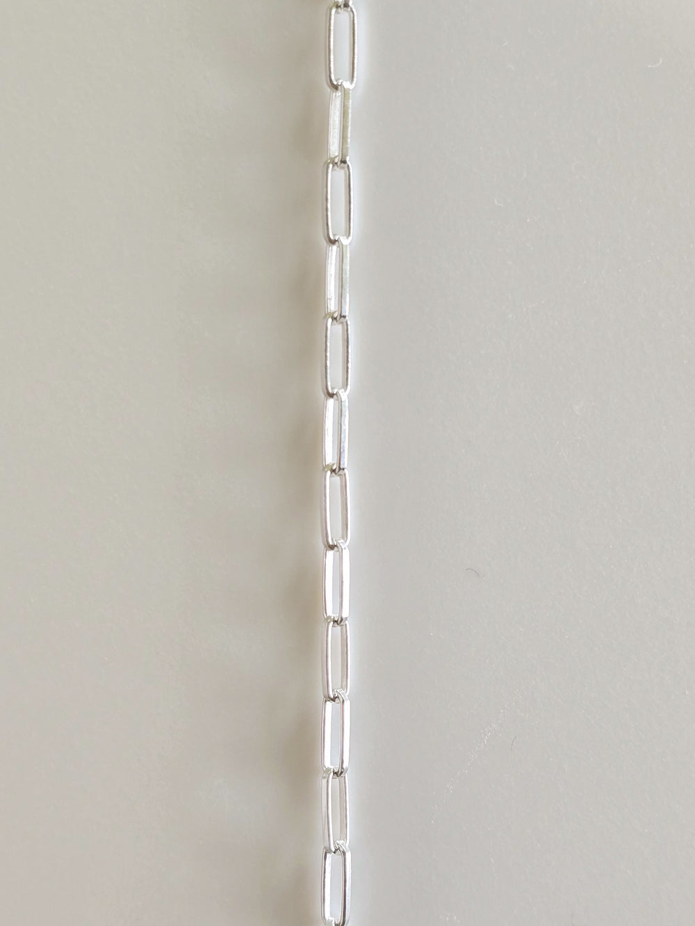 Paperclip Sterling Silver Chain