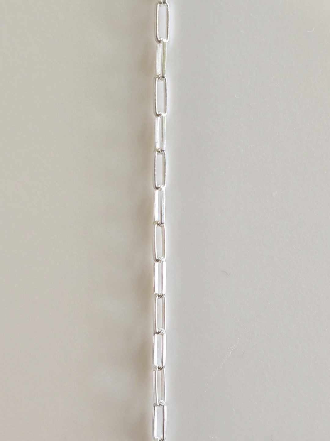 Paperclip Sterling Silver Chain