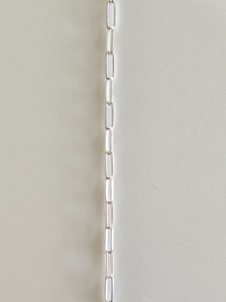 Paperclip Sterling Silver Chain