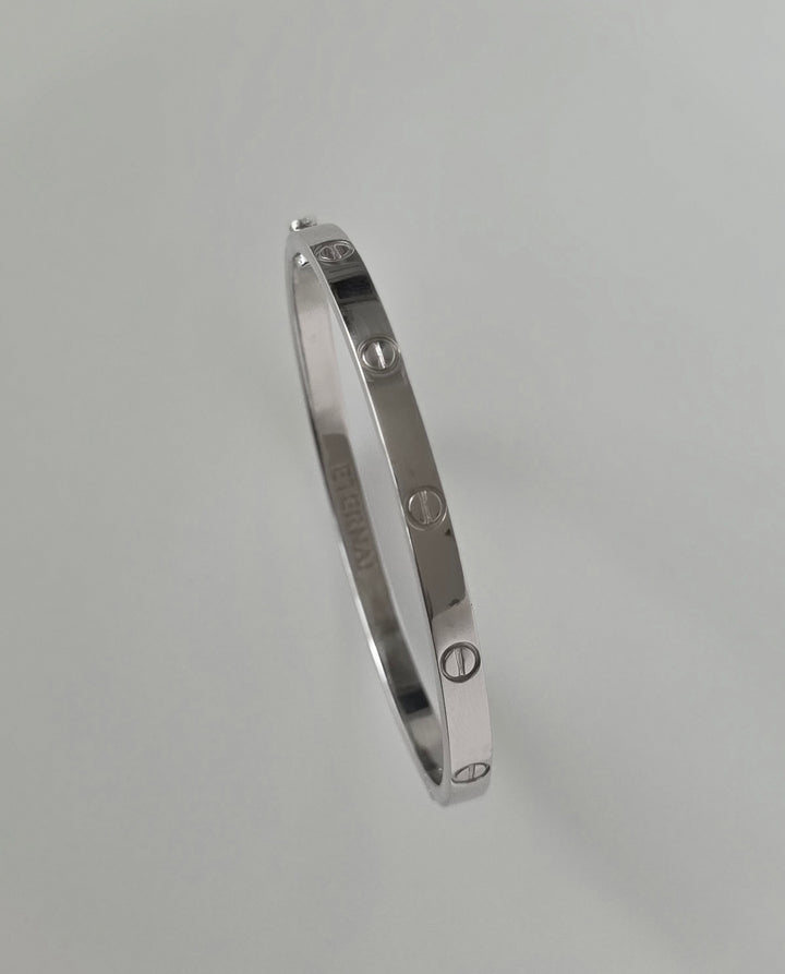 The Sterling Silver Anavi Bangle