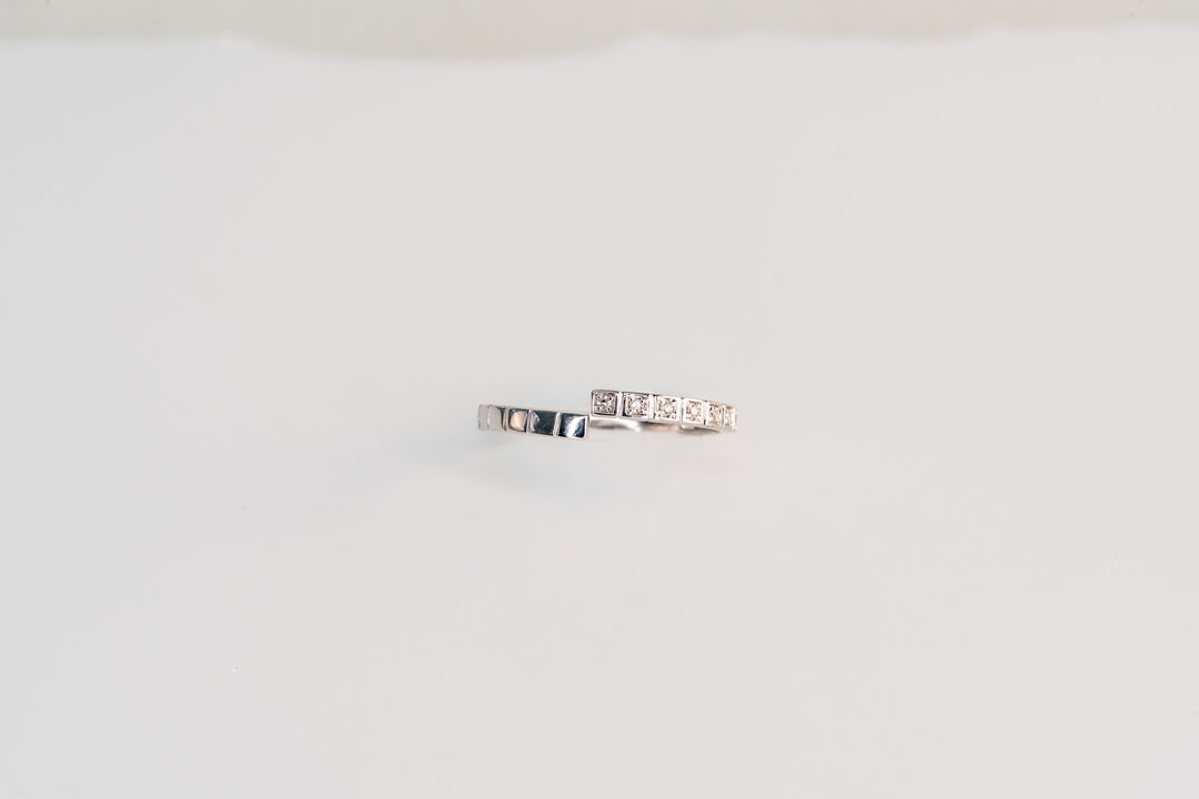 The Diamond Slash Ring