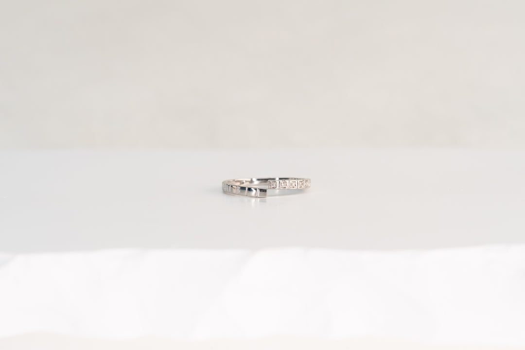 The Diamond Slash Ring