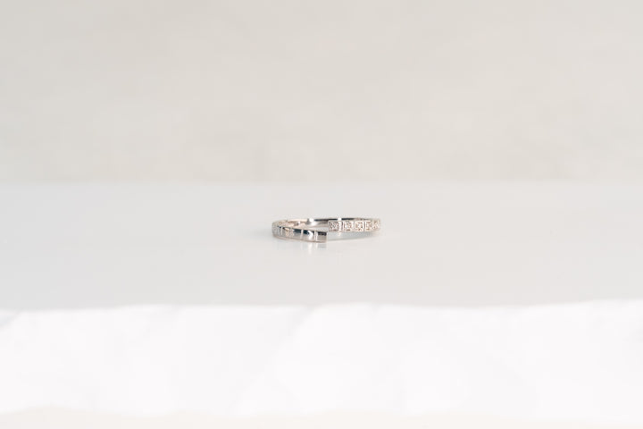 Diamond Slash Ring