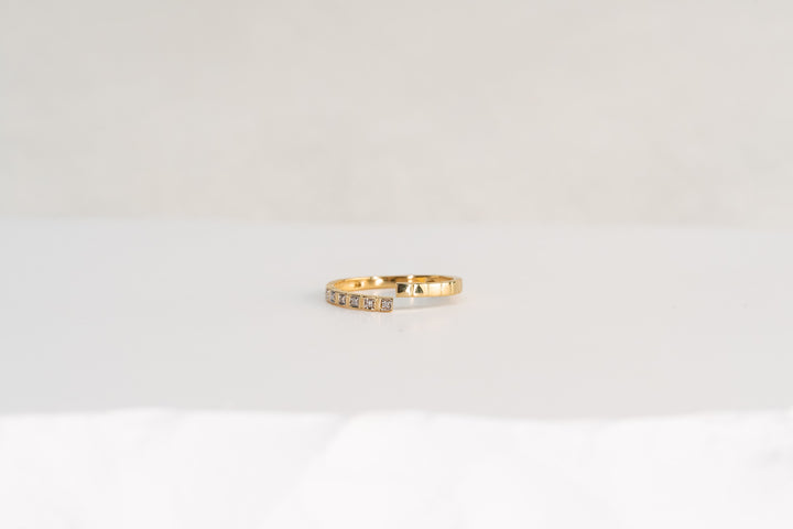 Diamond Slash Ring