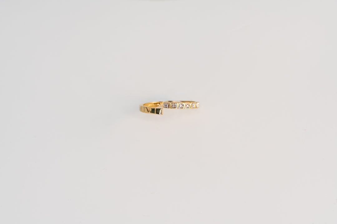 The Diamond Slash Ring