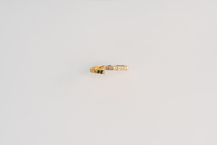 Diamond Slash Ring