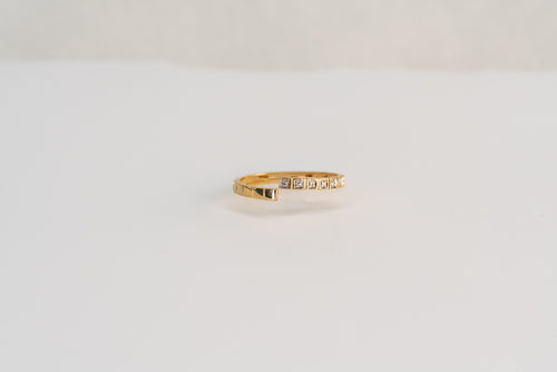 Diamond Slash Ring