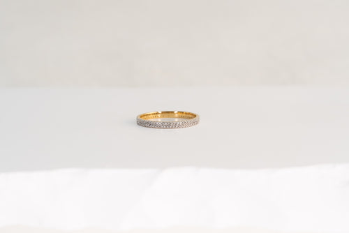 Double Row Pavé Ring