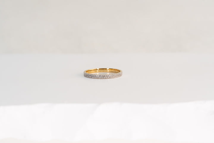 Double Row Pavé Ring