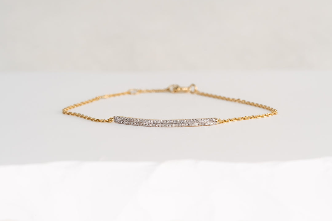 The Double Row Pavé Bracelet