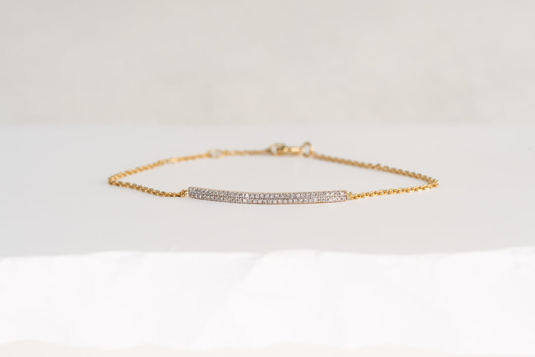 The Double Row Pavé Bracelet