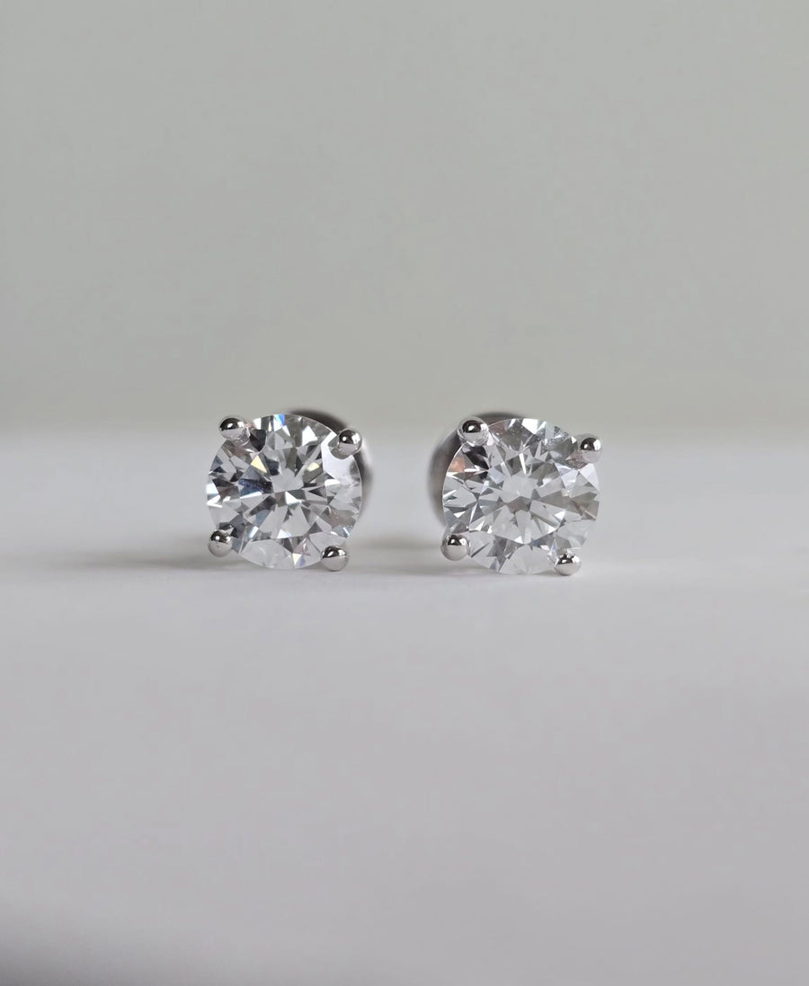 Diamond Stud Earrings
