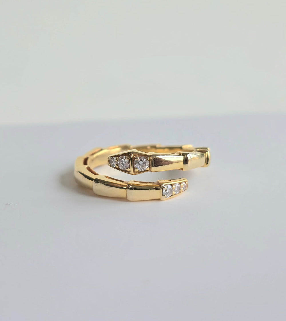 14k Gold Snake Ring