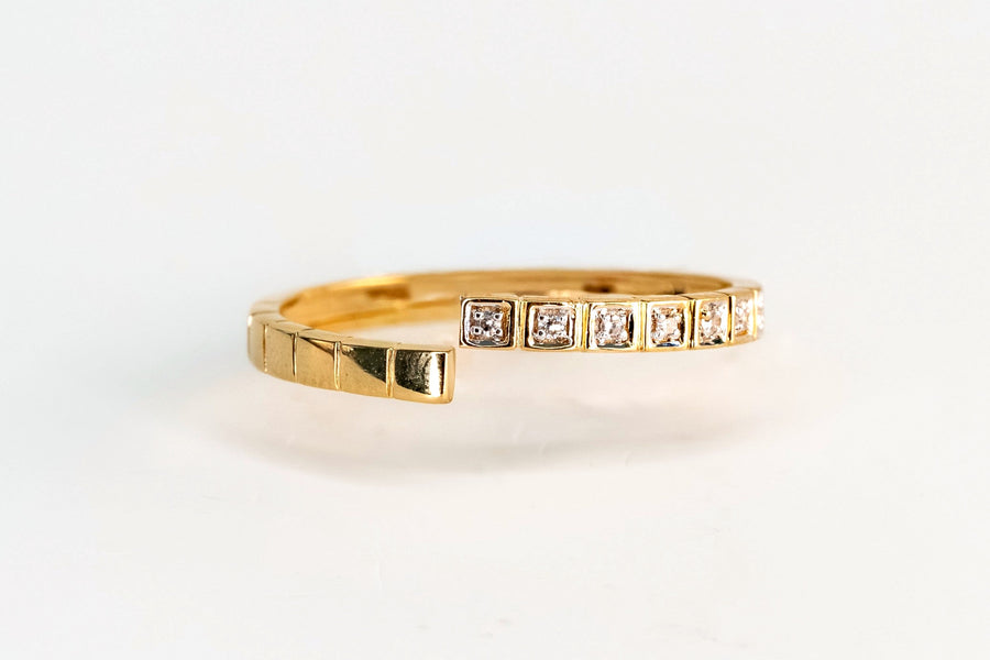Diamond Slash Ring