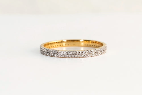 Double Row Pavé Ring