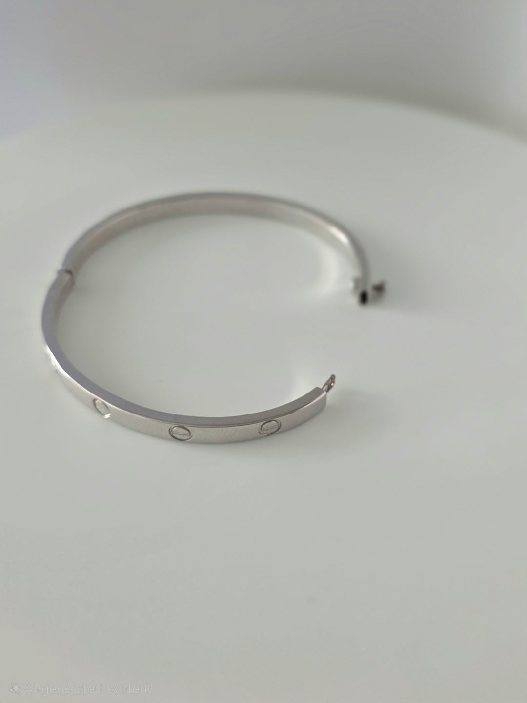 The Sterling Silver Anavi Bangle
